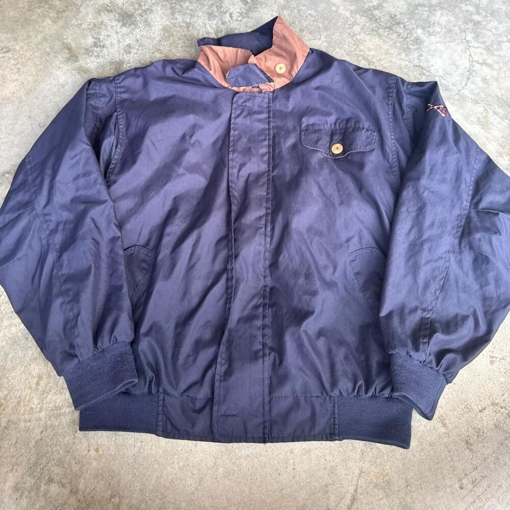 vintage IZOD hockey bomber